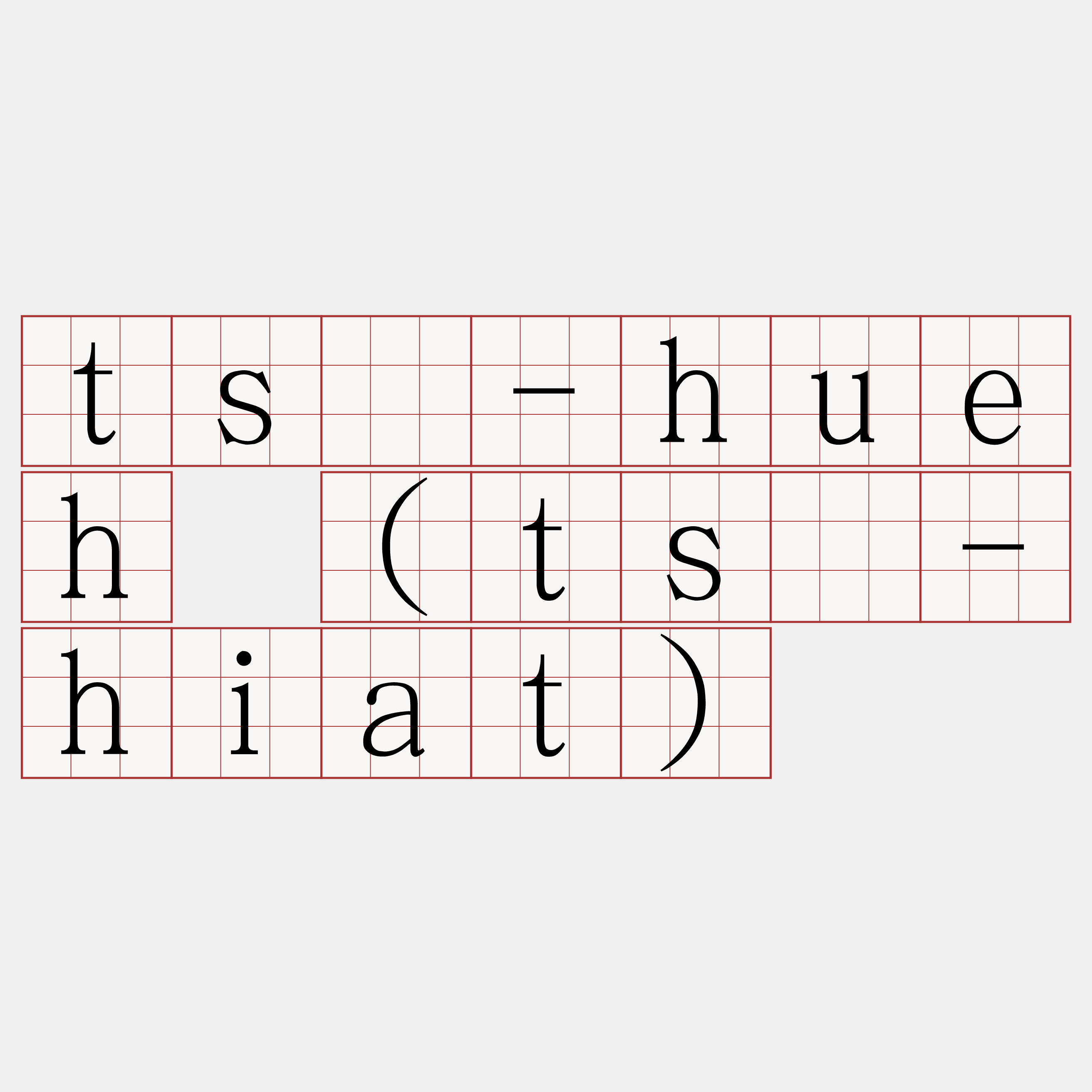 tsí-hueh (tsí-hiat)